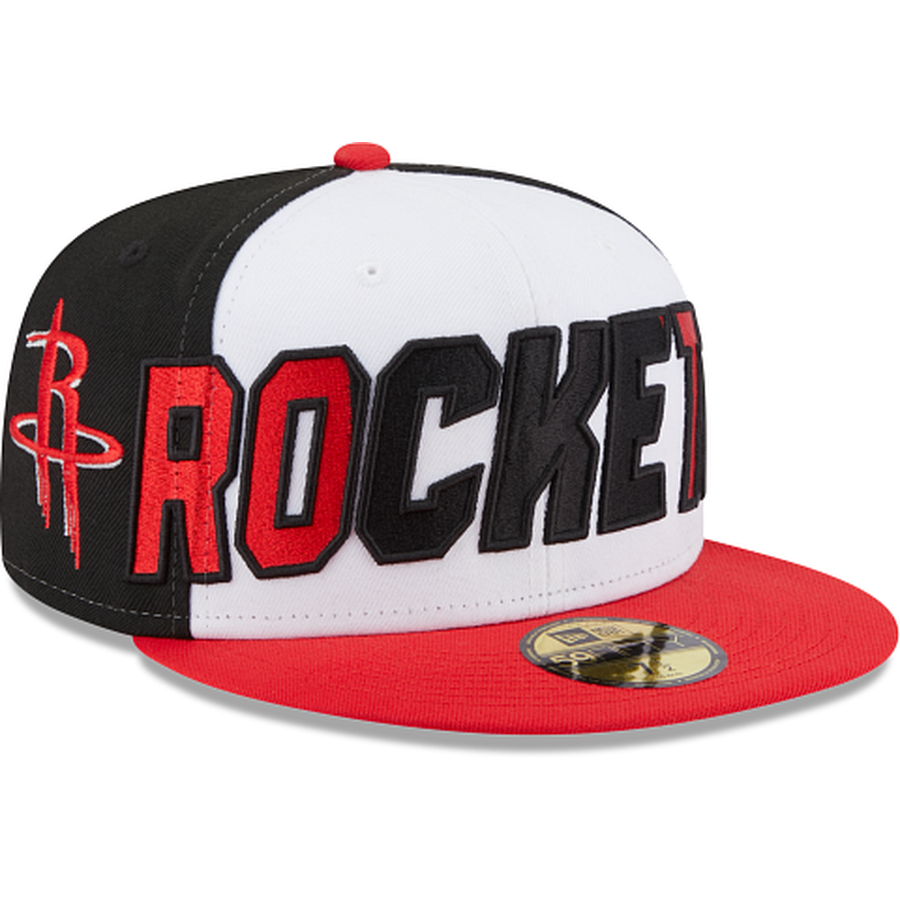 New Era Houston Rockets 2023 Back Half Edition 59FIFTY Fitted Hat