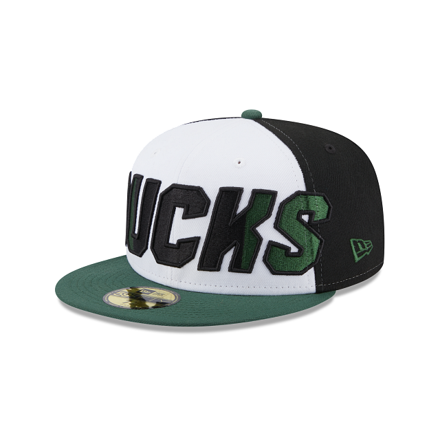 New Era Milwaukee Bucks 2023 Back Half Edition 59FIFTY Fitted Hat