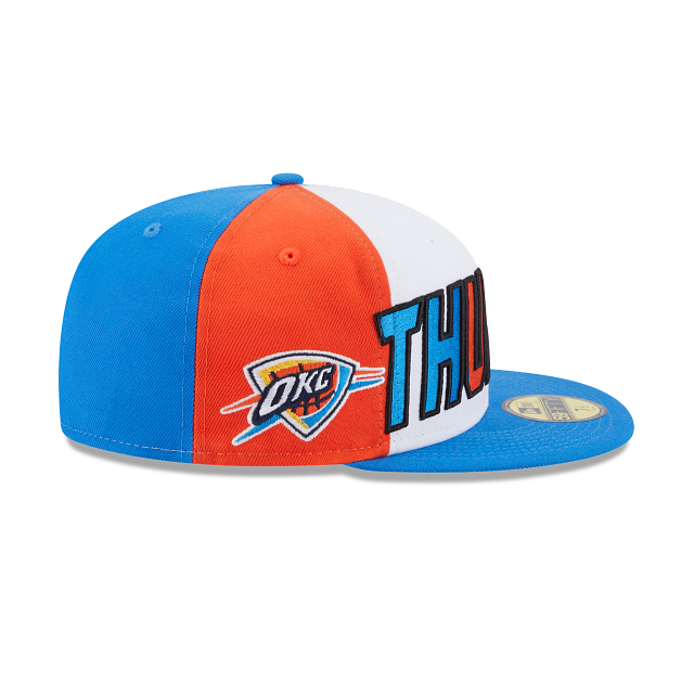 New Era Oklahoma City Thunder 2023 Back Half Edition 59FIFTY Fitted Hat