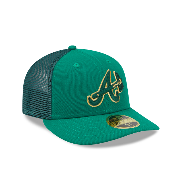 New Era Atlanta Braves St. Patrick's Day 2023 Low Profile 59FIFTY Fitted Hat