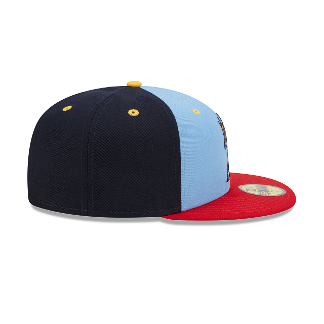 Casquette New Era 59FIFTY Wichita Wind Surge MiLB, Rouge, Taille 7 1/2, Neuve Avec étiquette