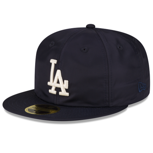 New Era Bricks & Wood X Los Angeles Dodgers Blue Nylon Retro Crown 59FIFTY Fitted Hat