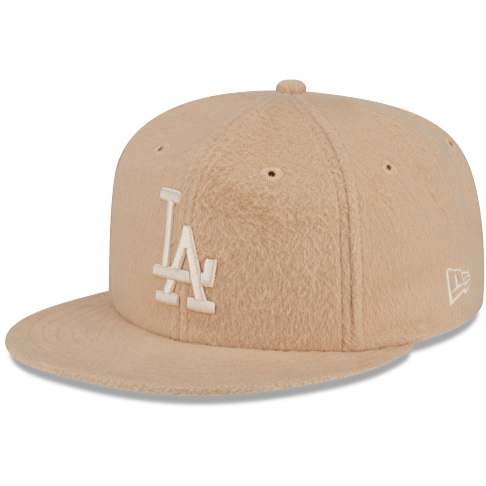 New Era Bricks & Wood X Los Angeles Dodgers Brown Wool Retro Crown 59FIFTY Fitted Hat