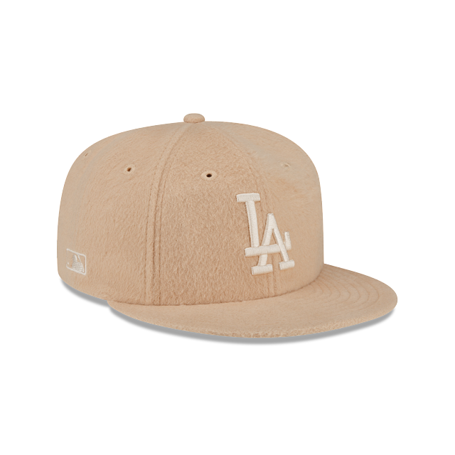 New Era Bricks & Wood X Los Angeles Dodgers Brown Wool Retro Crown 59FIFTY Fitted Hat