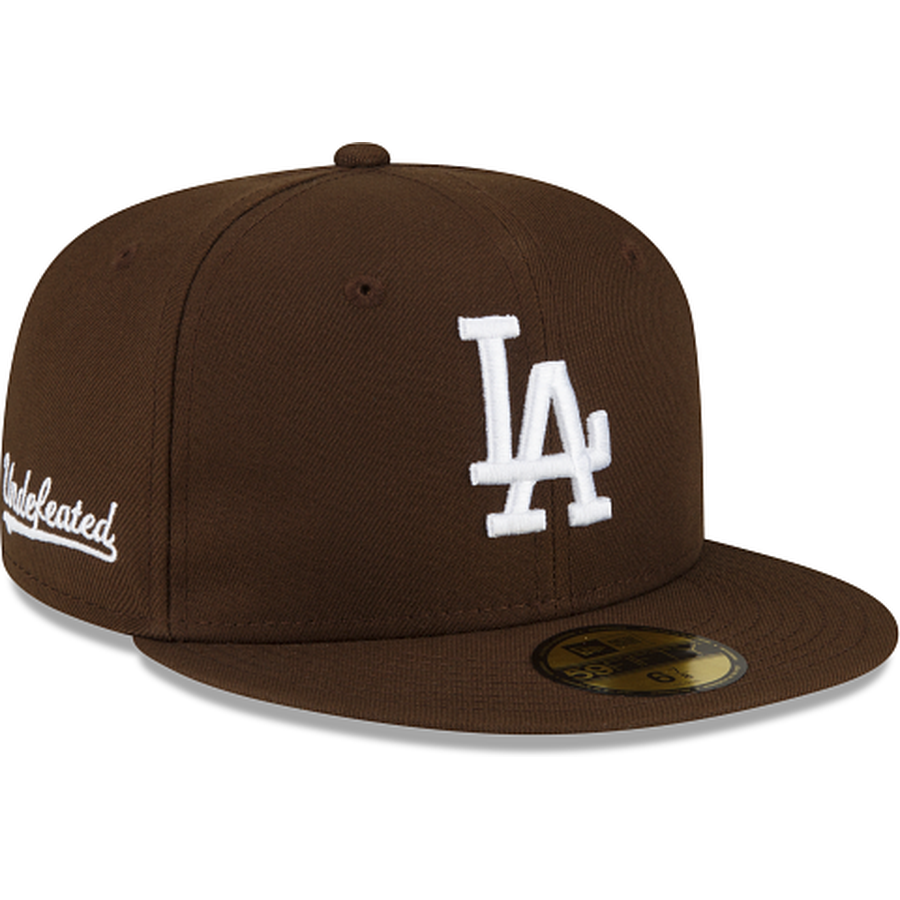 New Era Undefeated X Los Angeles Dodgers Brown 2022 59FIFTY Fitted Hat