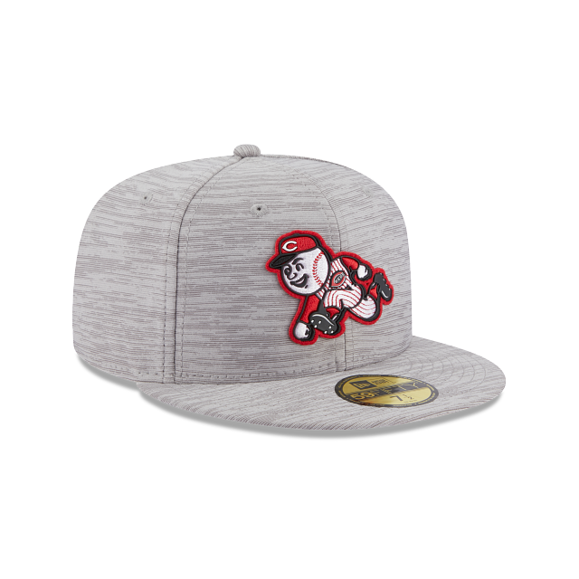 New Era Cincinnati Reds 2023 Clubhouse Gray 59FIFTY Fitted Hat