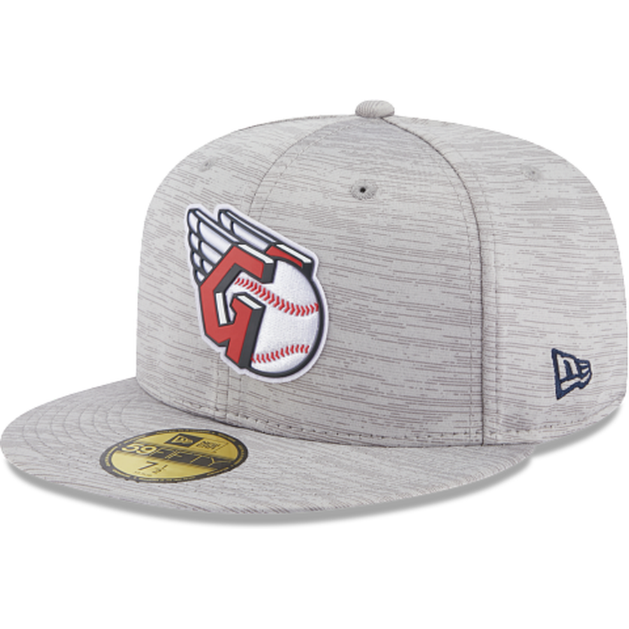 New Era Cleveland Guardians 2023 Clubhouse Gray 59FIFTY Fitted Hat
