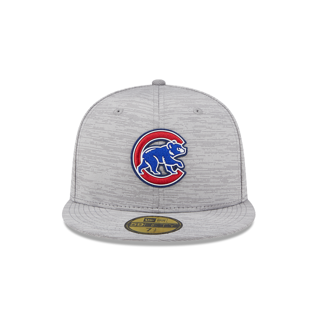 New Era Chicago Cubs 2023 Clubhouse Gray 59FIFTY Fitted Hat