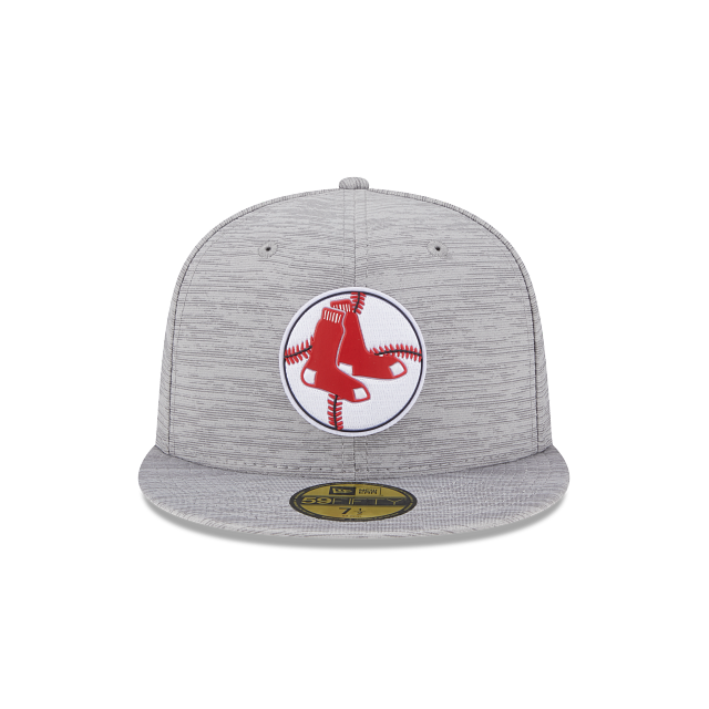 New Era Boston Red Sox 2023 Clubhouse Gray 59FIFTY Fitted Hat