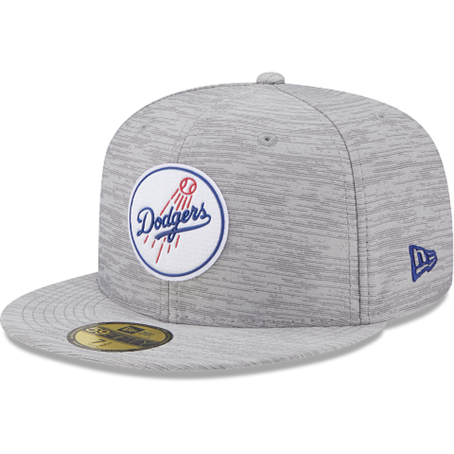 New Era Los Angeles Dodgers 2023 Clubhouse Gray 59FIFTY Fitted Hat