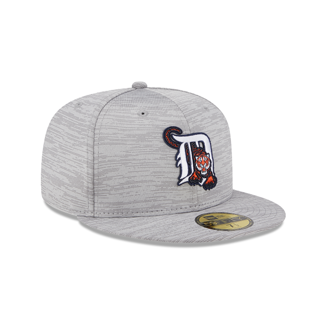 New Era Detroit Tigers 2023 Clubhouse Gray 59FIFTY Fitted Hat