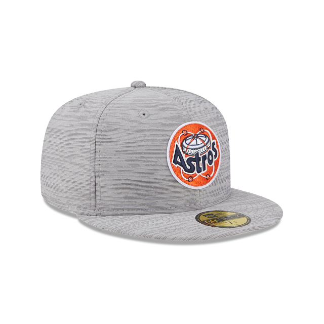 New Era Houston Astros 2023 Clubhouse Gray 59FIFTY Fitted Hat