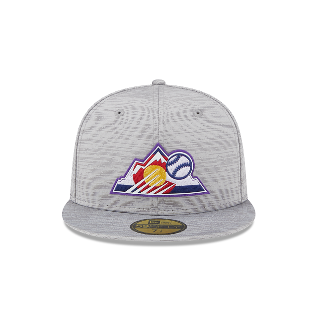 New Era Colorado Rockies 2023 Clubhouse Gray 59FIFTY Fitted Hat