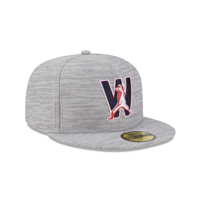 New Era Washington Nationals 2023 Clubhouse Gray 59FIFTY Fitted Hat