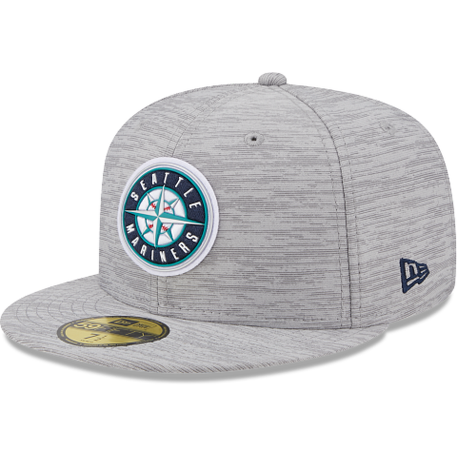 New Era Seattle Mariners 2023 Clubhouse Gray 59FIFTY Fitted Hat