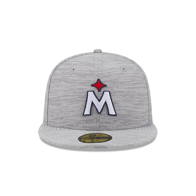 New Era Minnesota Twins 2023 Clubhouse Gray 59FIFTY Fitted Hat