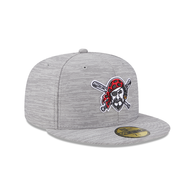 New Era Pittsburgh Pirates 2023 Clubhouse Gray 59FIFTY Fitted Hat