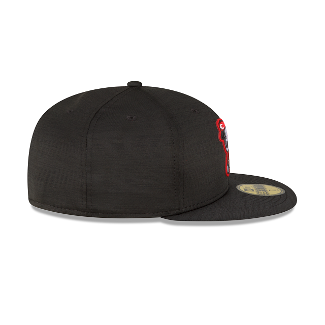New Era Cincinnati Reds 2023 Clubhouse Black 59FIFTY Fitted Hat
