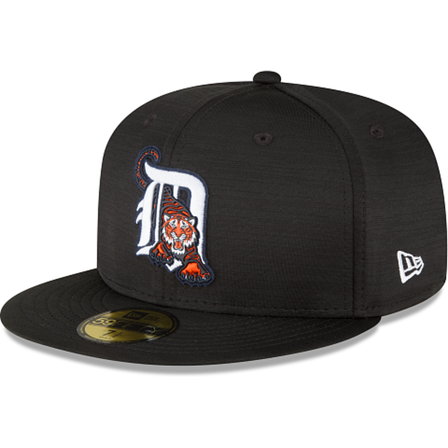 New Era Detroit Tigers 2023 Clubhouse Black 59FIFTY Fitted Hat