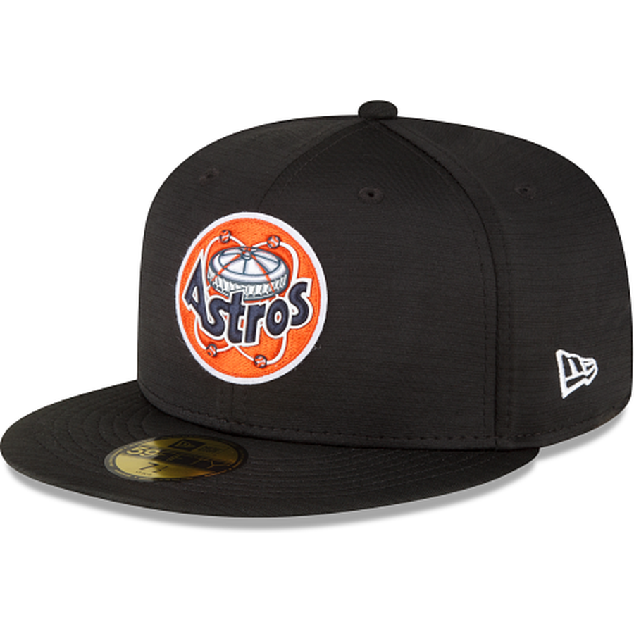 New Era Houston Astros 2023 Clubhouse Black 59FIFTY Fitted Hat
