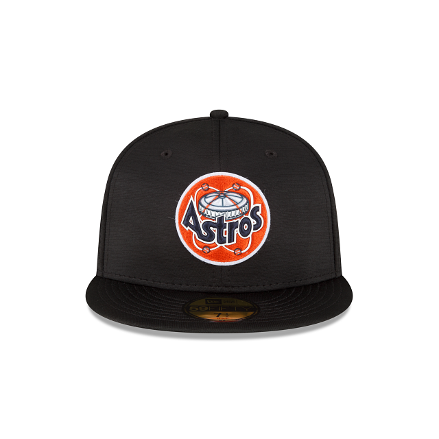 New Era Houston Astros 2023 Clubhouse Black 59FIFTY Fitted Hat