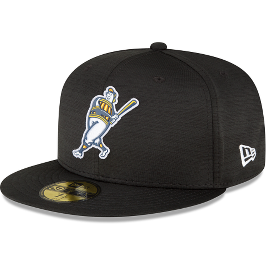 New Era Milwaukee Brewers 2023 Clubhouse Black 59FIFTY Fitted Hat