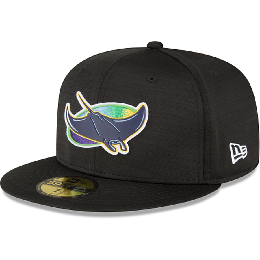 New Era Tampa Bay Rays 2023 Clubhouse Black 59FIFTY Fitted Hat