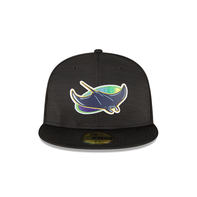 New Era Tampa Bay Rays 2023 Clubhouse Black 59FIFTY Fitted Hat