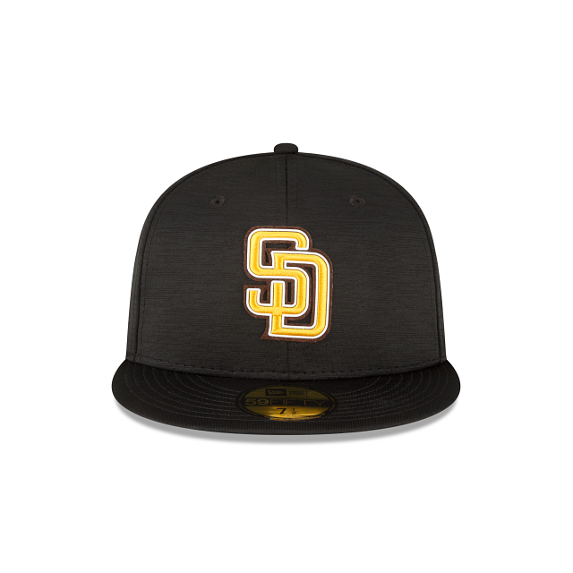 New Era San Diego Padres 2023 Clubhouse Black 59FIFTY Fitted Hat