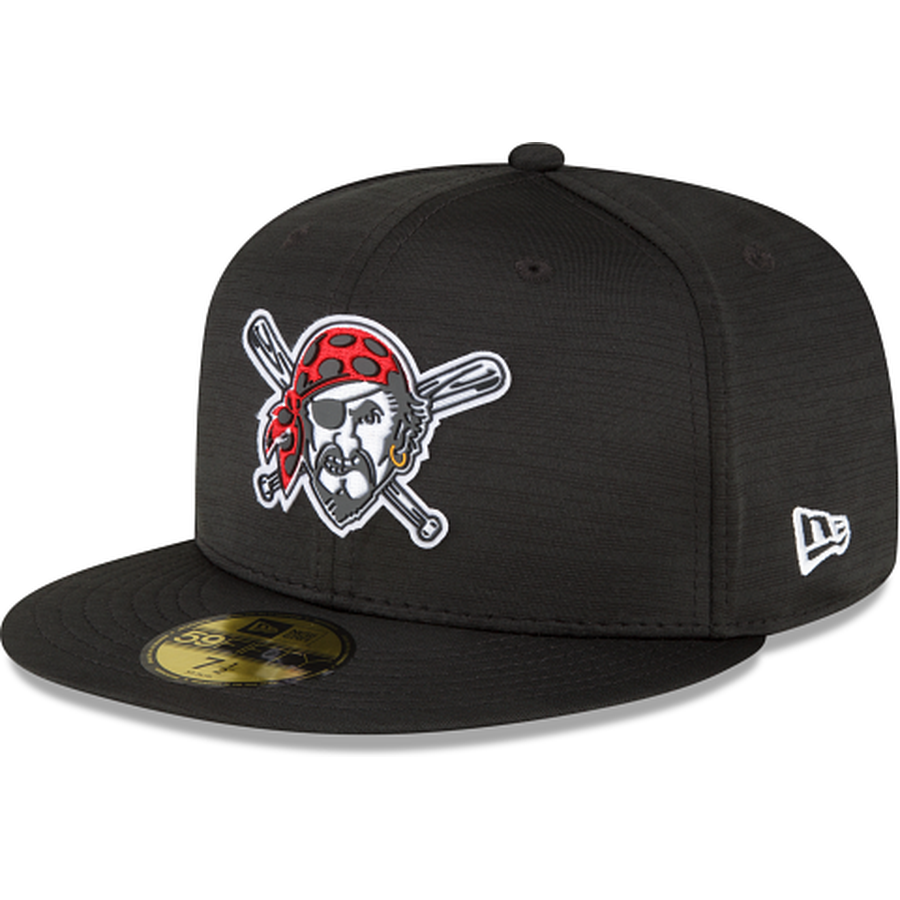 New Era Pittsburgh Pirates 2023 Clubhouse Black 59FIFTY Fitted Hat