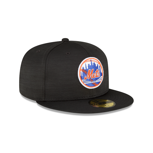 New Era New York Mets 2023 Clubhouse Black 59FIFTY Fitted Hat