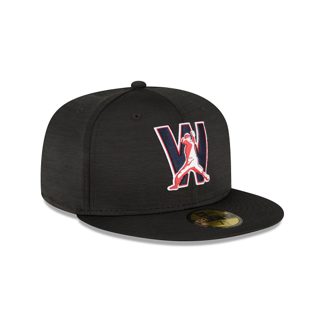 New Era Washington Nationals 2023 Clubhouse Black 59FIFTY Fitted Hat
