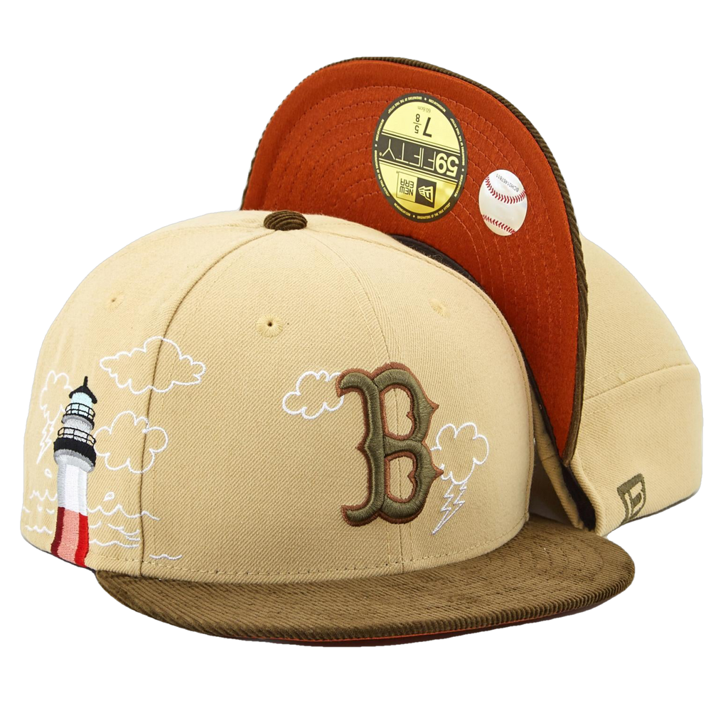 New Era x Eblens Boston Red Sox Tan/Brown 2022 59FIFTY Fitted Hat