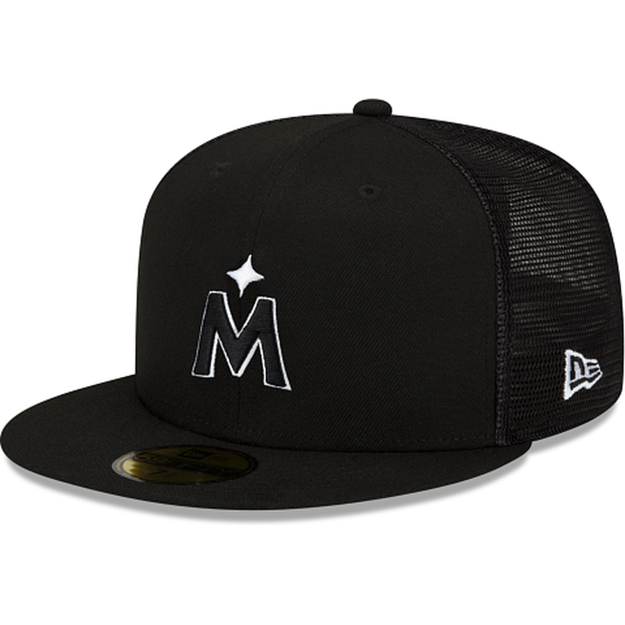 New Era Minnesota Twins 2023 Batting Practice Black 59FIFTY Fitted Hat