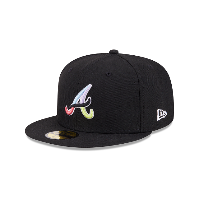 New Era Atlanta Braves Colorpack Black 2023 59FIFTY Fitted Hat