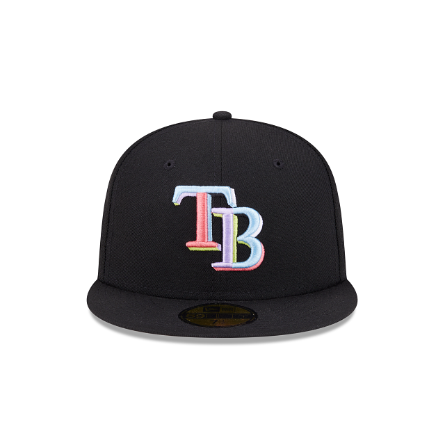 New Era Tampa Bay Rays Colorpack Black 2023 59FIFTY Fitted Hat