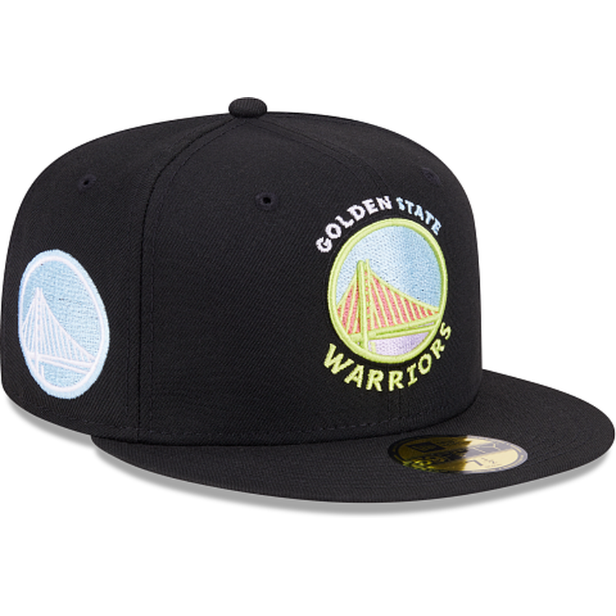 New Era Golden State Warriors Colorpack Black 2023 59FIFTY Fitted Hat