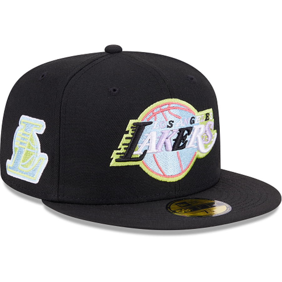 New Era Los Angeles Lakers Colorpack Black 2023 59FIFTY Fitted Hat