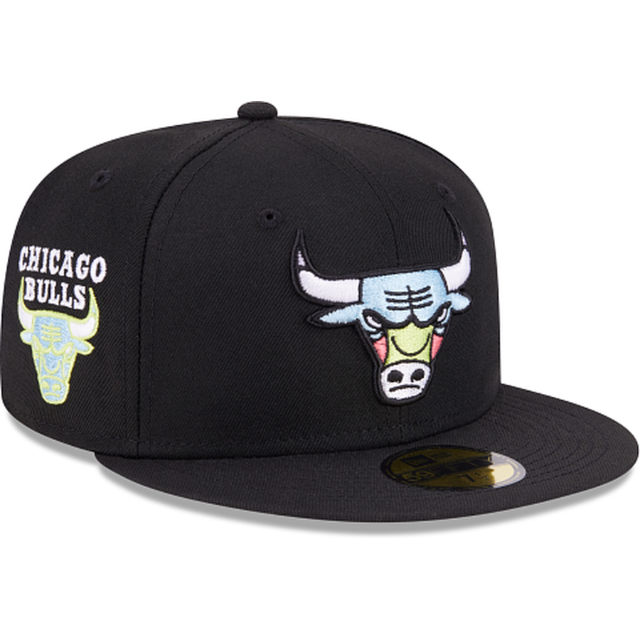New Era Chicago Bulls Colorpack Black 2023 59FIFTY Fitted Hat