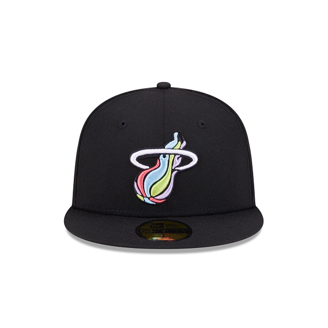 New Era Miami Heat Colorpack Black 2023 59FIFTY Fitted Hat