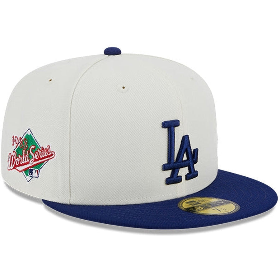 New Era Vero Beach Dodgers Vintage Chrome Two Tone Edition 59Fifty Fitted  Hat, EXCLUSIVE HATS, CAPS