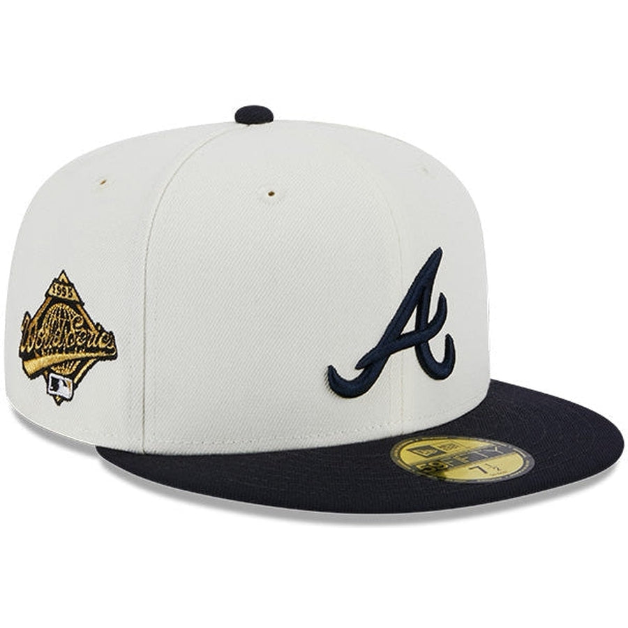 New Era Atlanta Braves World Series 2020 Chrome Bourbon Two Tone Prime  Edition 59Fifty Fitted Hat, EXCLUSIVE HATS, CAPS