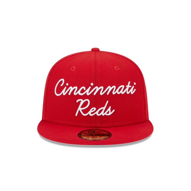 New Era Cincinnati Reds Fairway Script 2023 59FIFTY Fitted Hat