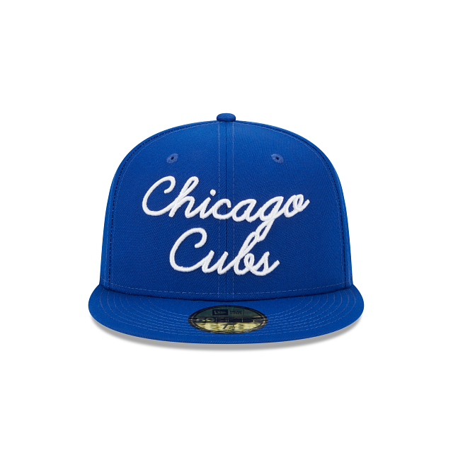 New Era Chicago Cubs Fairway Script 2023 59FIFTY Fitted Hat