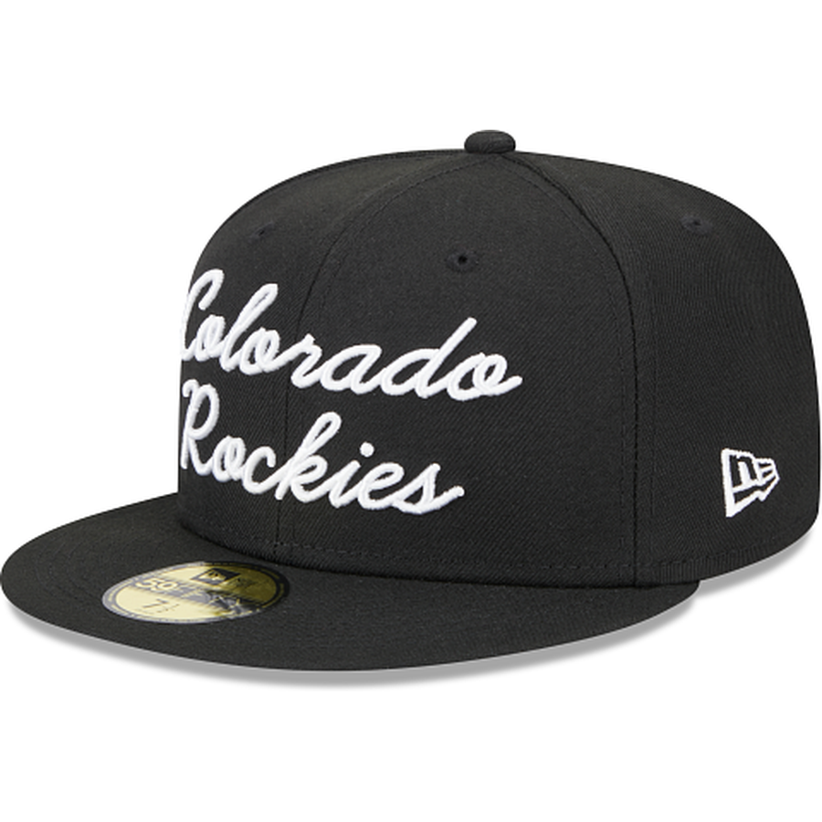 New Era Colorado Rockies Fairway Script 2023 59FIFTY Fitted Hat