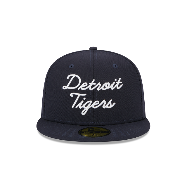 New Era Detroit Tigers Fairway Script 2023 59FIFTY Fitted Hat