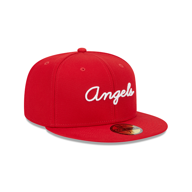 New Era Los Angeles Angels Fairway Script 2023 59FIFTY Fitted Hat