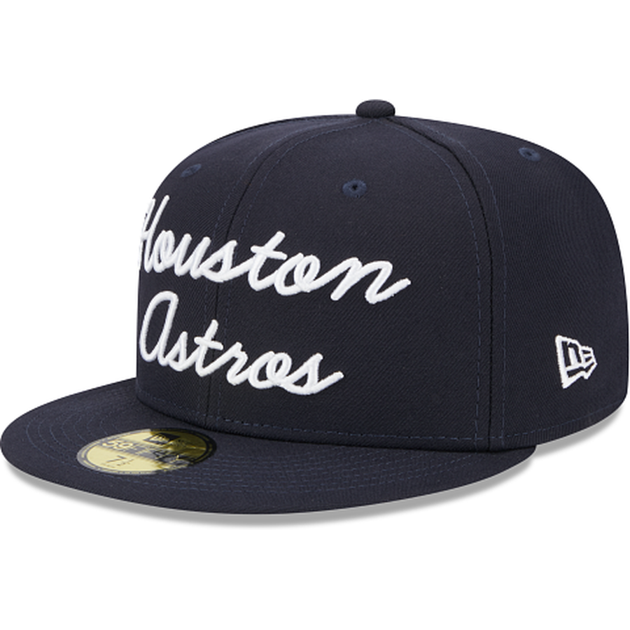 New Era Houston Astros Fairway Script 2023 59FIFTY Fitted Hat