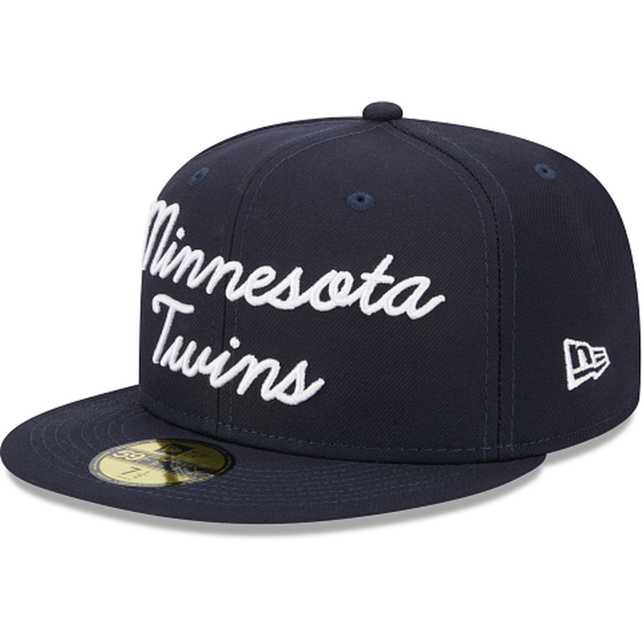 New Era Minnesota Twins Fairway Script 2023 59FIFTY Fitted Hat