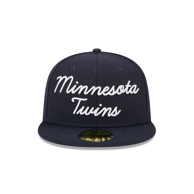 New Era Minnesota Twins Fairway Script 2023 59FIFTY Fitted Hat